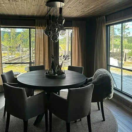 Sunny Retreat On Nesfjellet Near Alpine Skiing *